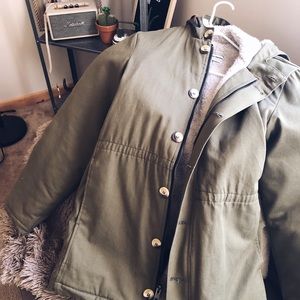 Sherpa lined heavy winter Jacket